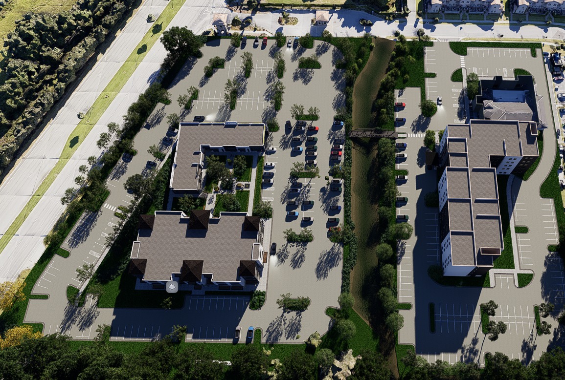 Master site plan rendering