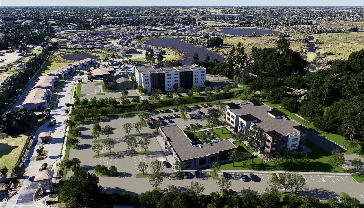 Aerial concept rendering of the Haines City development